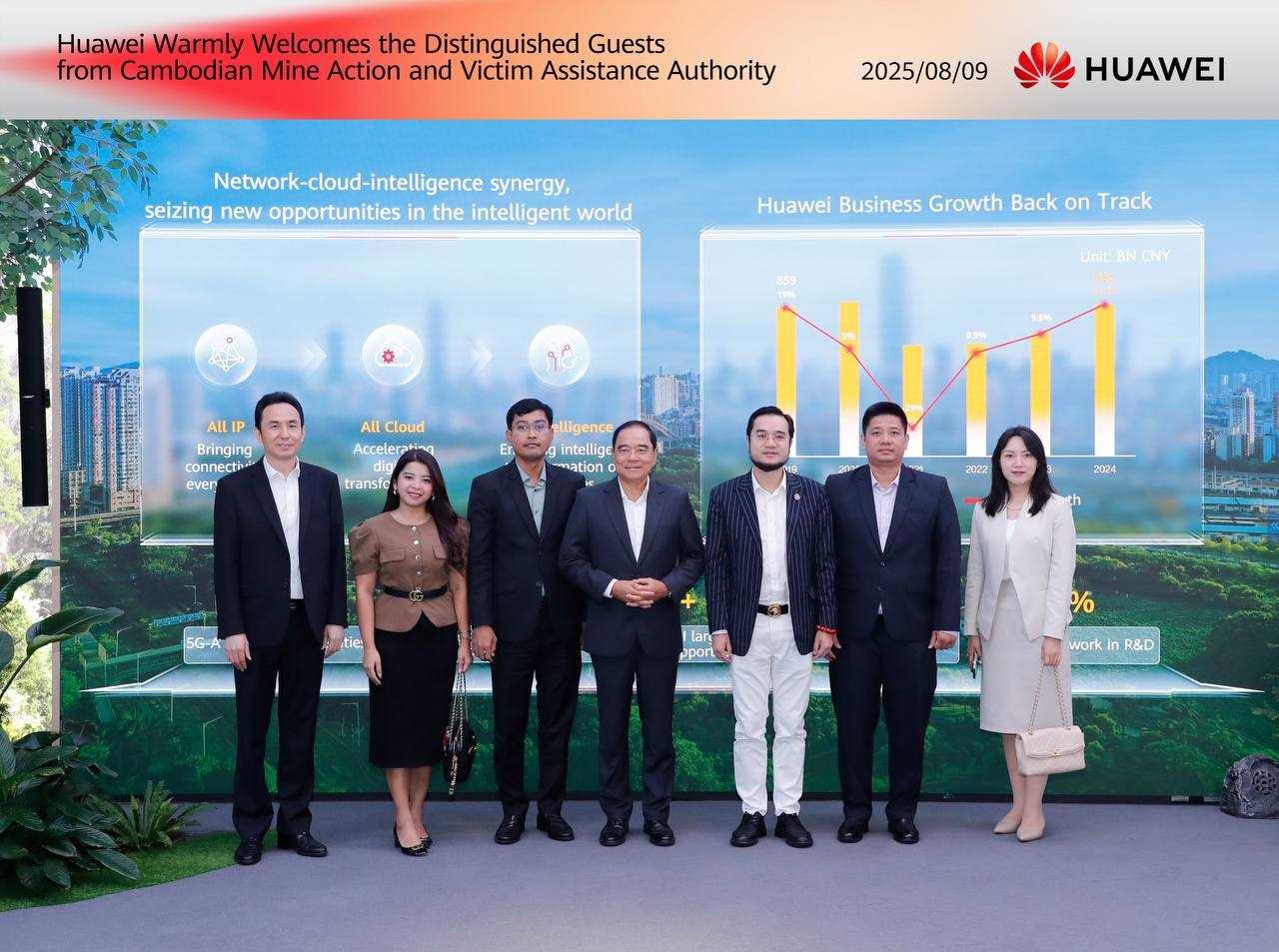 Corporate partnership event with Huawei